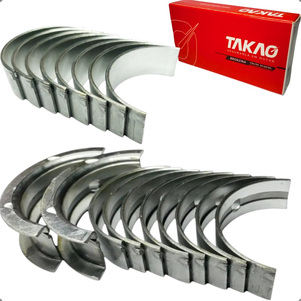 Kit Bronzina Mancal Biela Casquilho Fixo Movel Monza Astra Vectra S10 Zafira Blazer 1.8 2.0 2.2