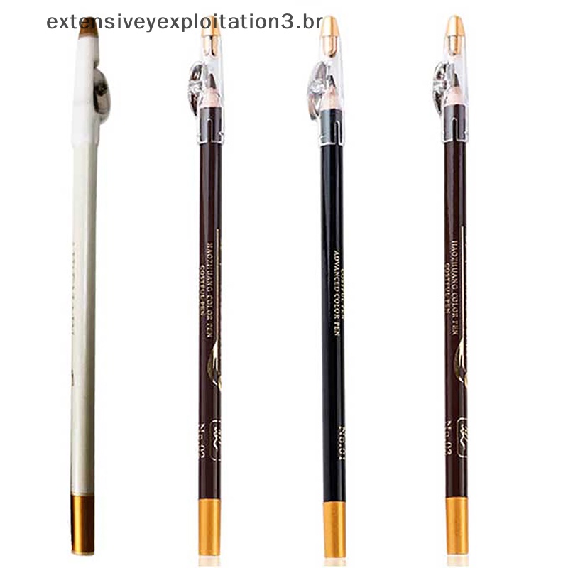 EE 1PC Lápis De Barbeiro Borda De Linha De Cabelo Caneta De Corte Maquiagem Com Sharpener .
