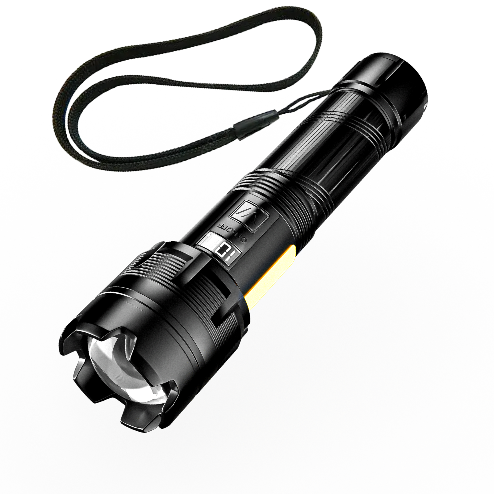 WARSUN XF126 900 lúmens Luminus Zoom LED Lanterna USB C Recarregável 500M Feixe Longo Alta Luminosidade