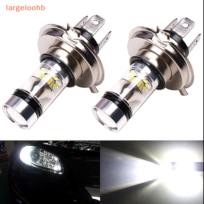 [largeloohb] 2x Carro H4/H7 9003 HB2 8000K Feixe De Luz De Alta/Baixa Luminosidade 20 LED Lâmpada De Nevoeiro DRL