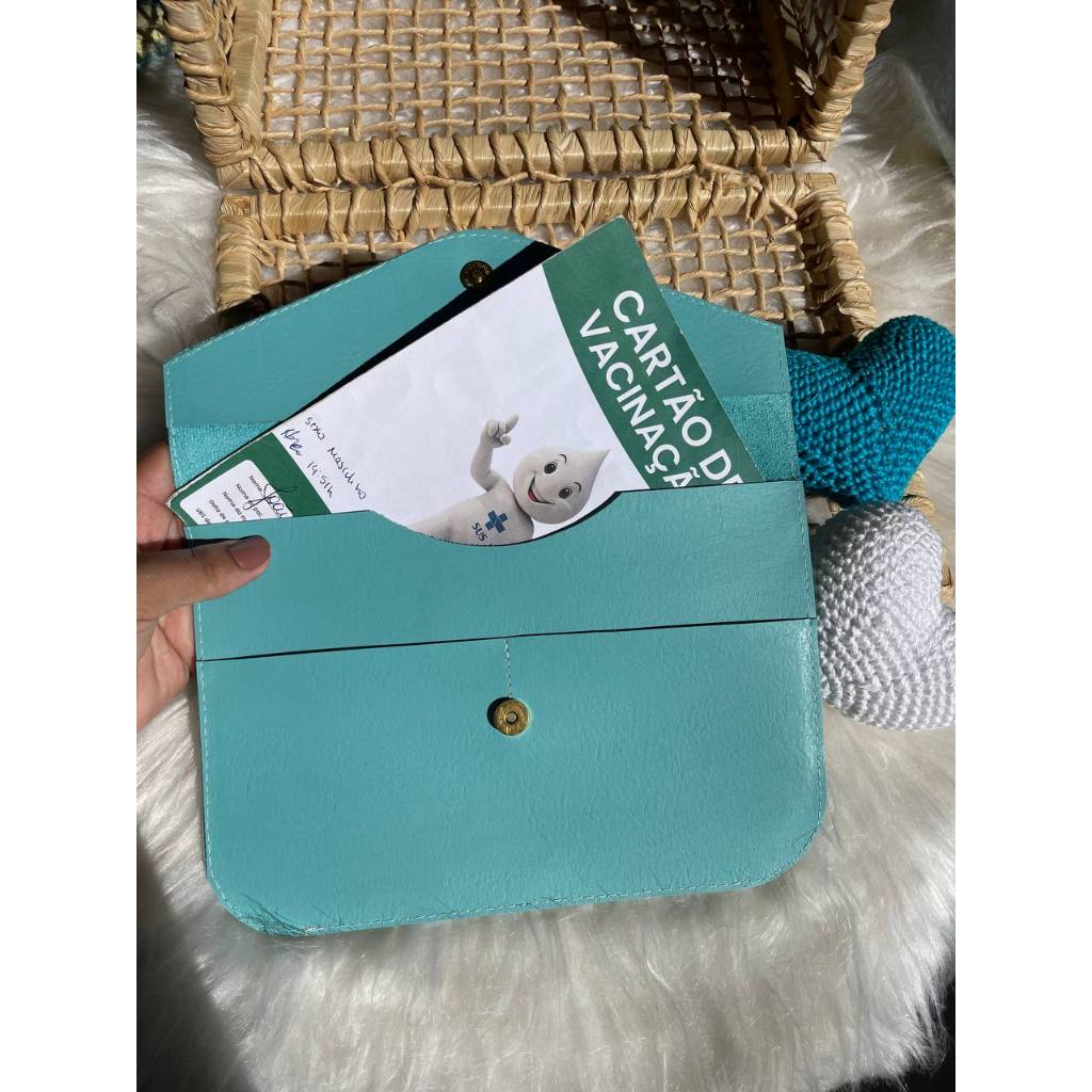 Porta documentos bebe/capa para caderneta de vacinação/caderneta de vacina