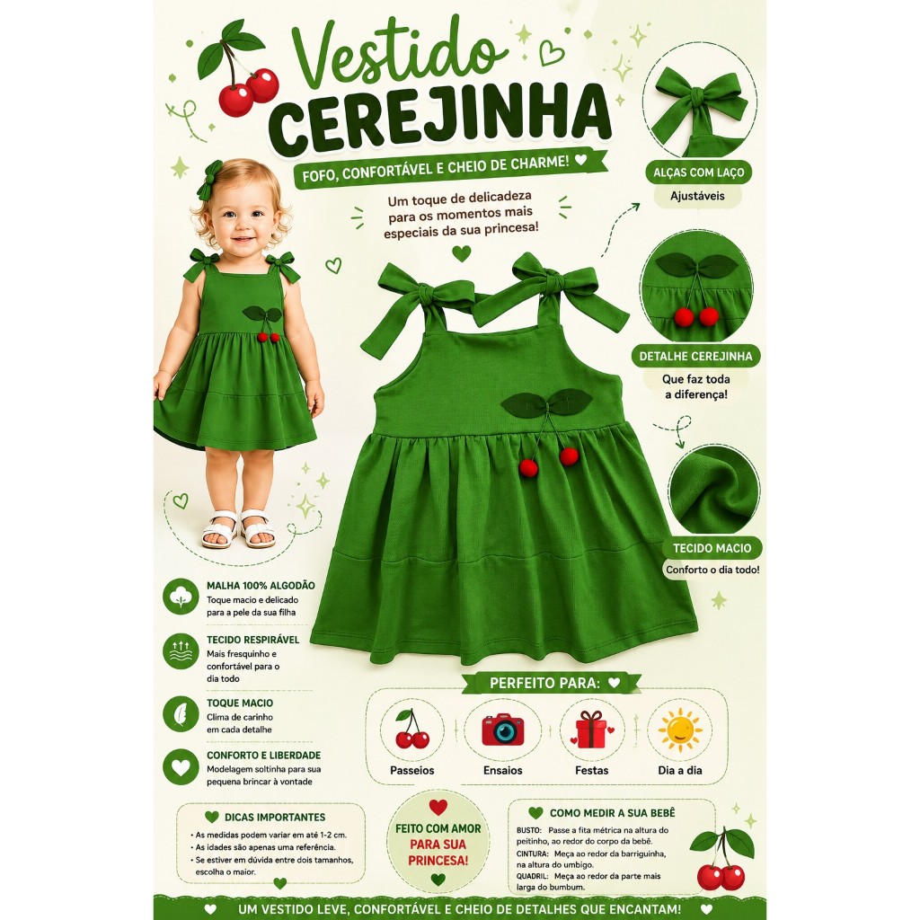 Vestido de malha para bebê de 3 meses a meninas de 5 anos confortável modelo princesa