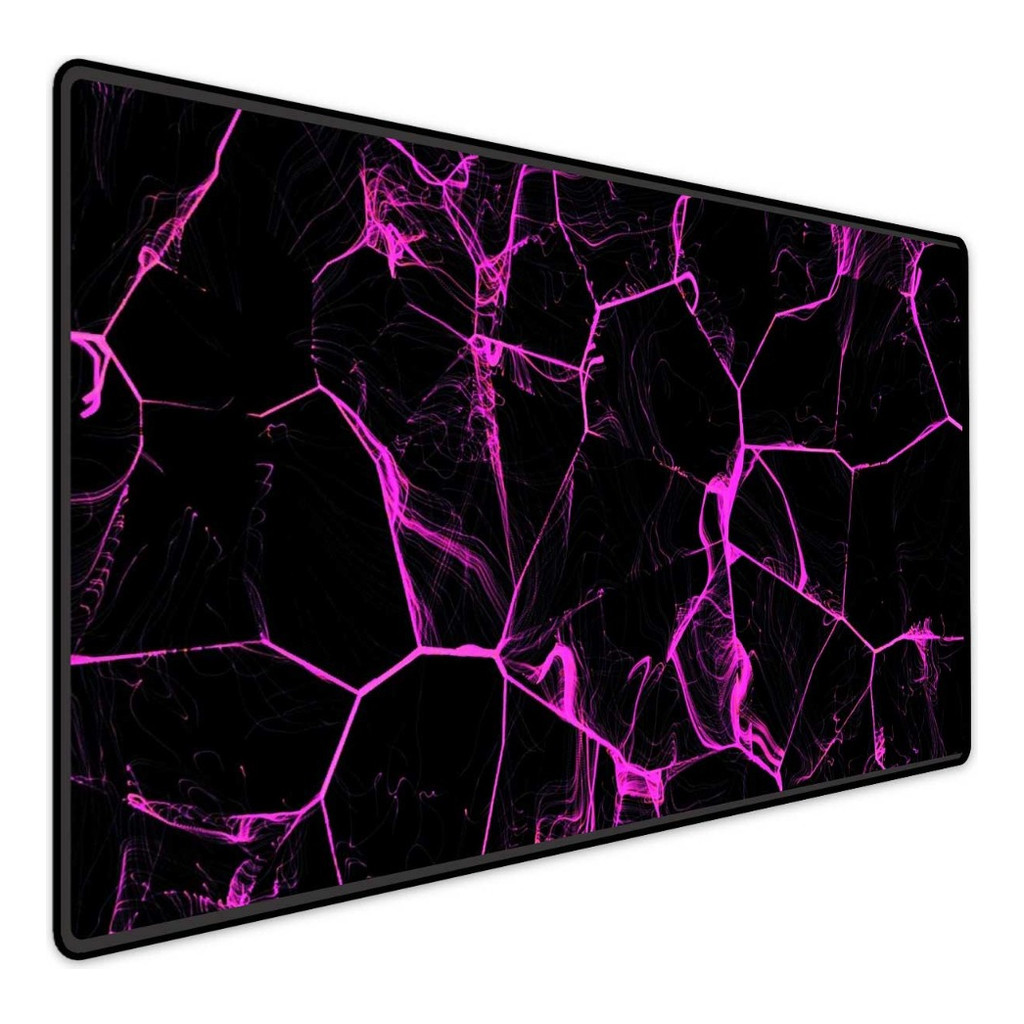 Mousepad Gamer Speed Extra Grande 65x32cm Linhas Roxas