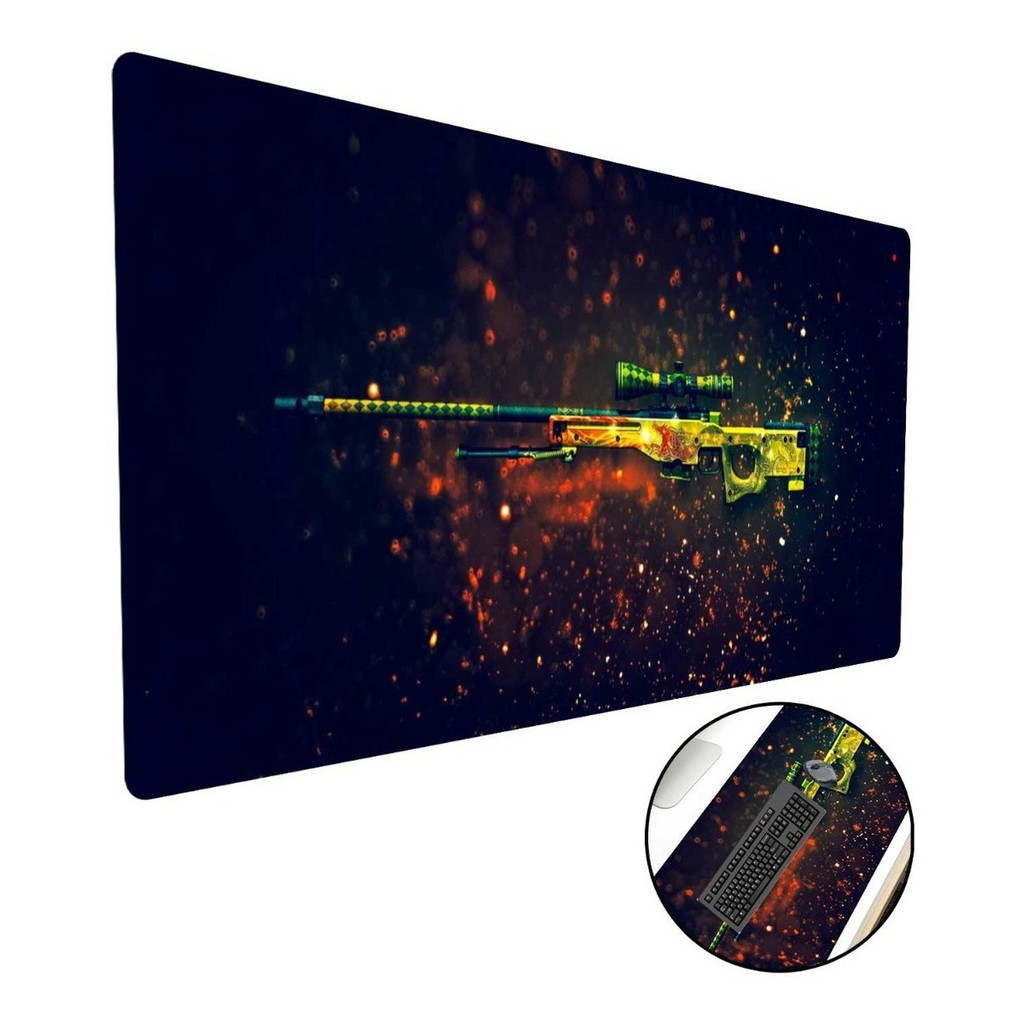 Mouse Pad Gamer Speed Extra Grande 65x32cm Cs12