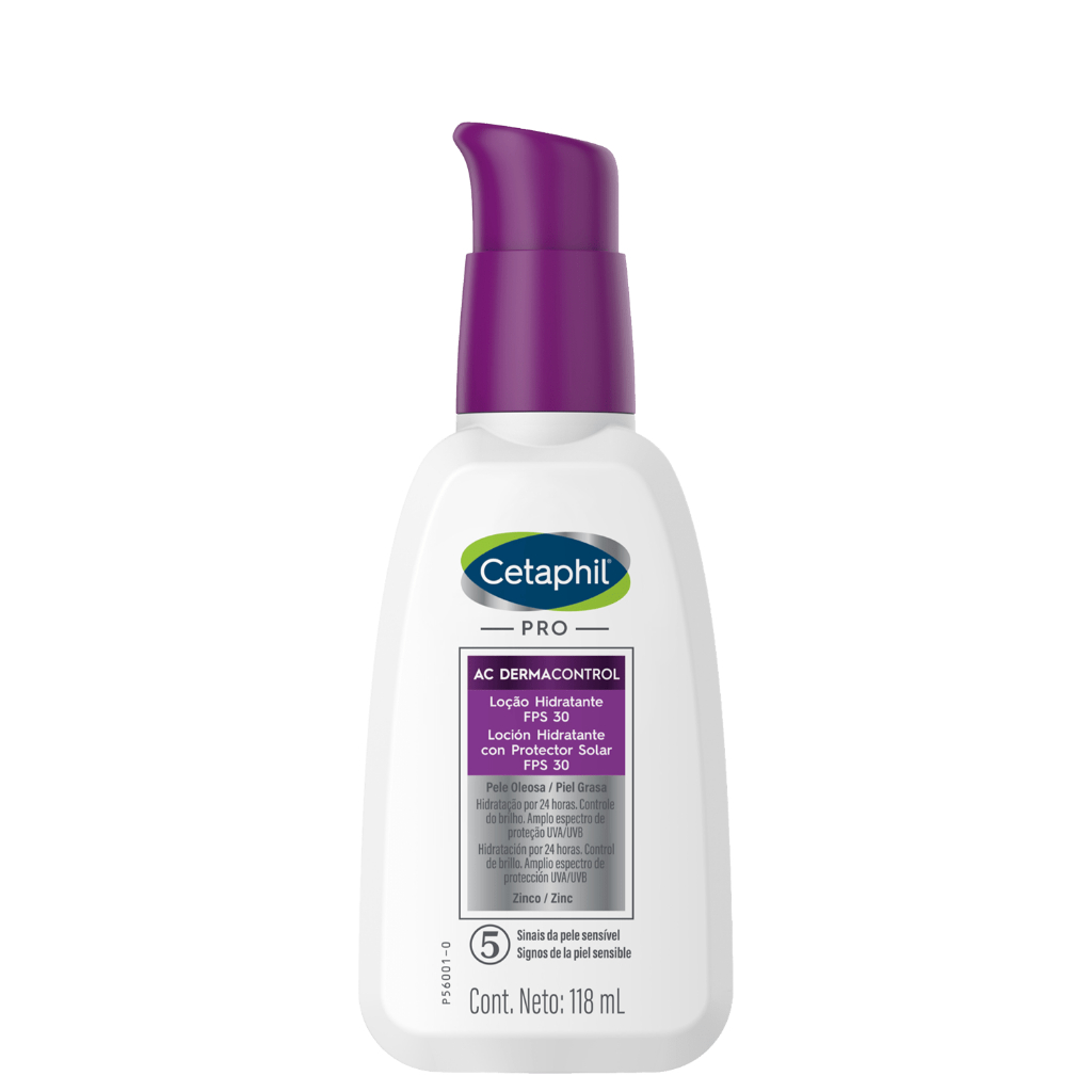 Cetaphil Pro AC Dermocontrol Pele Oleosa - Loção Hidratante Facial 118ml