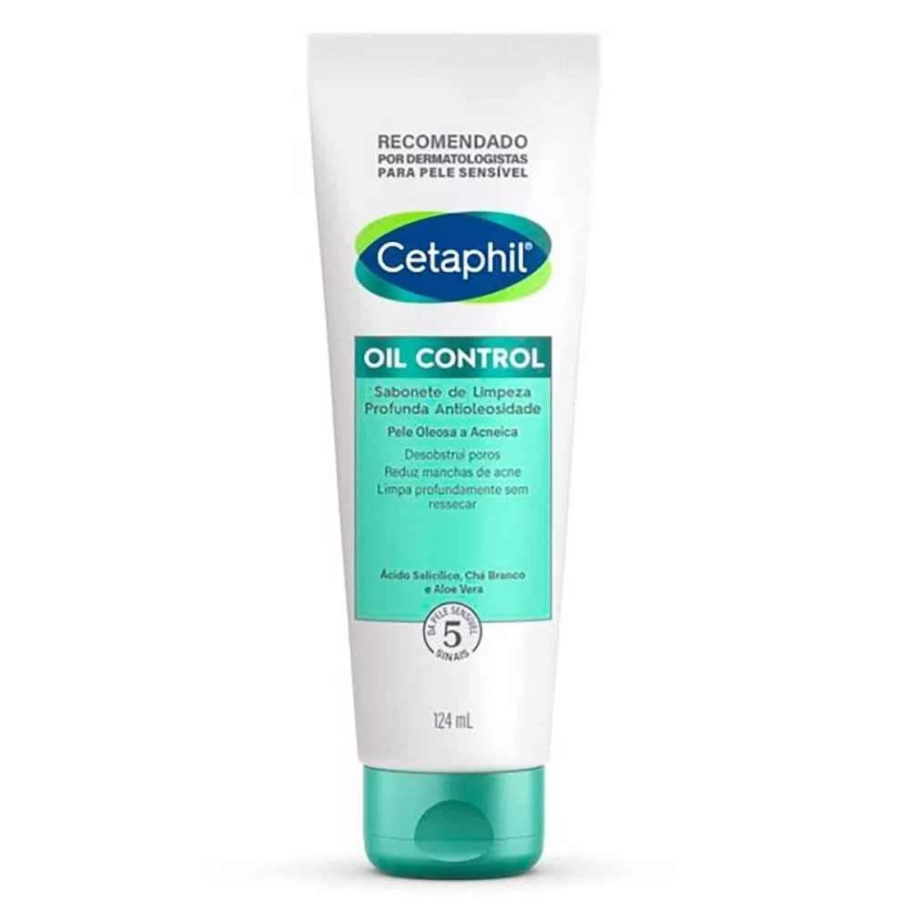 Sabonete De Limpeza Profunda Antioleosidade 124ml Cetaphil