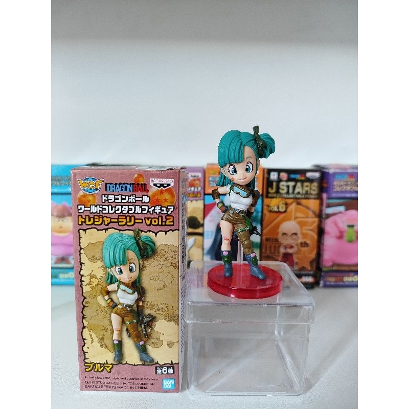 Figura coleção Dragonball WCF DWC Dragonball Bulma Red Ribbon original Bandai