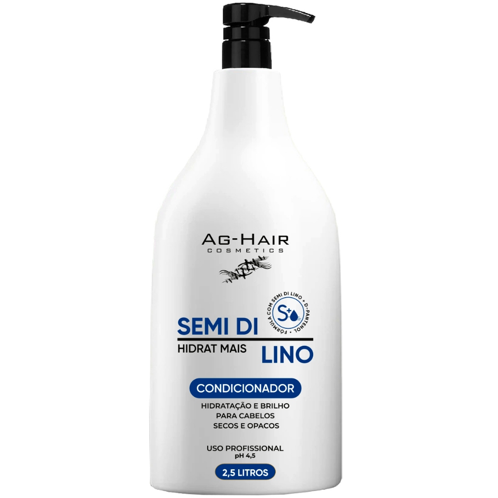 Condicionador AG Hair Semi di Lino 2,5L – Hidratação Profunda e Brilho