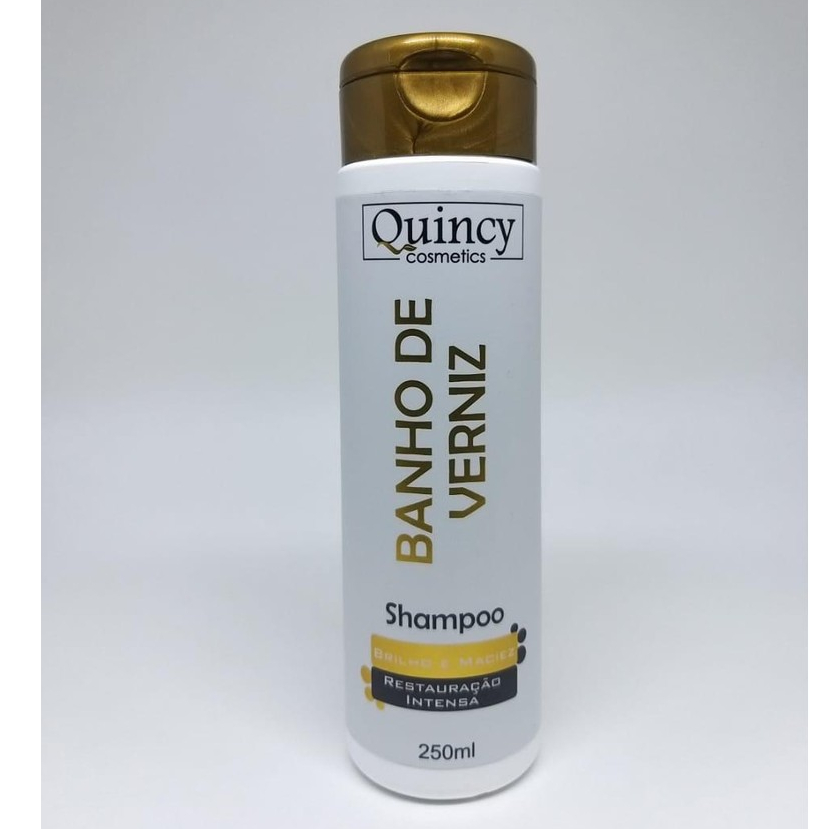 BANHO DE VERNIZ BRILHO INTENSO E HIDRATAÇÃO PROFUNDA  QUINCY 1043-A