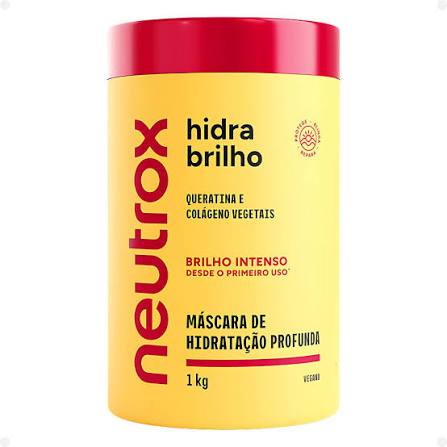 Máscara de Hidratação Profunda Neutrox Hidra Brilho 1Kg