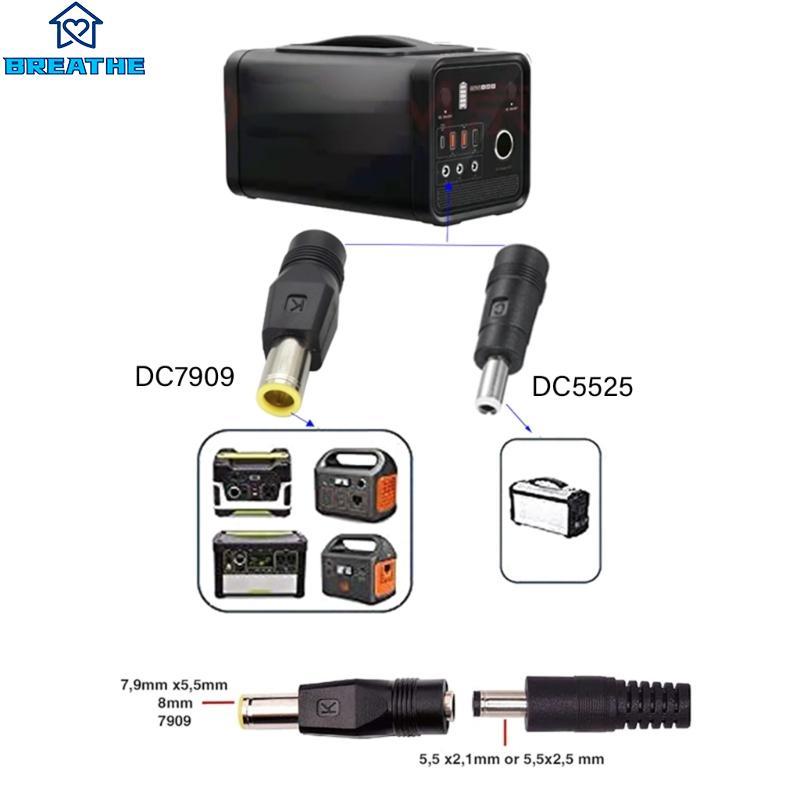 BREATH Backup Energy XT60i Para DC5521 Conjunto Adicional DC5525 E DC7909 15AWG Carregamento Solar Funciona Dia