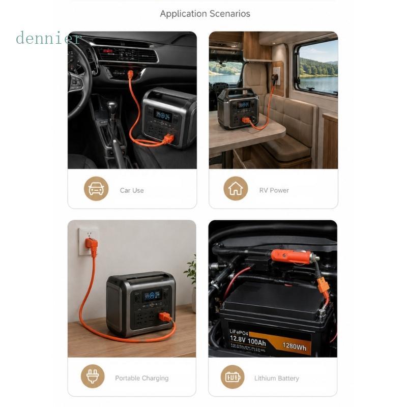 Carregamento Fêmea Den 150 300cm XT60i Para Equipamento Energia Saída Veículo Diariamente