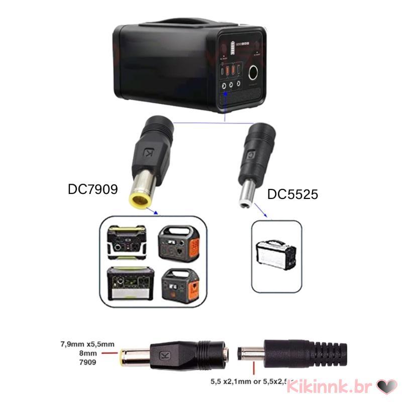 Energia XT60i Extremidade DC5521 Alimentação Complementares 5525 E 7909
