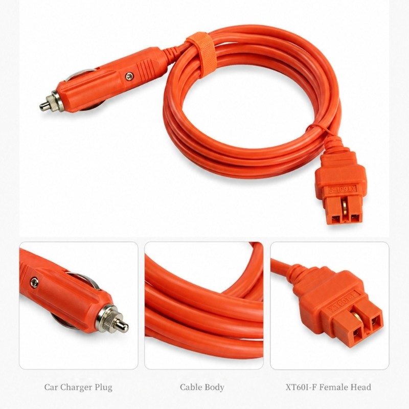 ZEIN 150 300cm XT60i Saída Carro Feminino Para Carregamento Energia Backup Diariamente