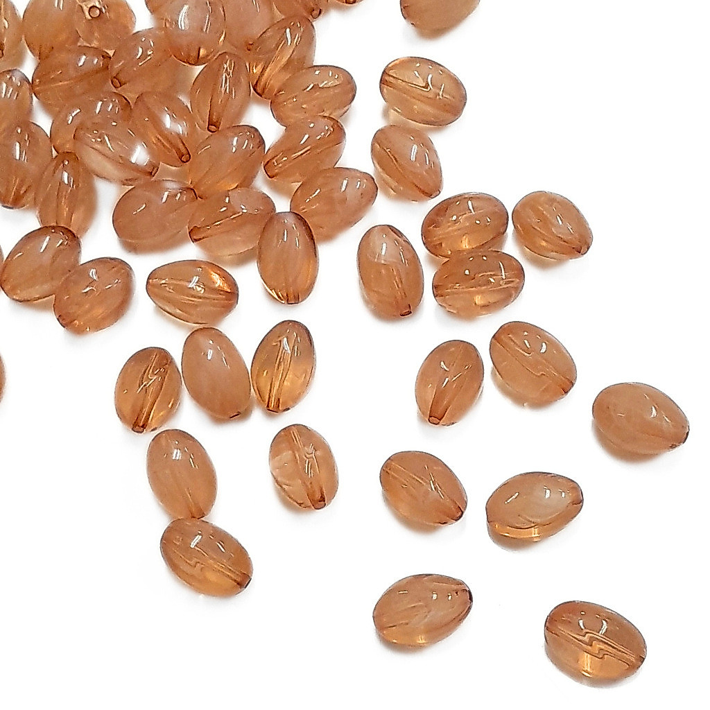 Conta de Resina Oval 16x10mm Opal Mesclado Com Furo 250g