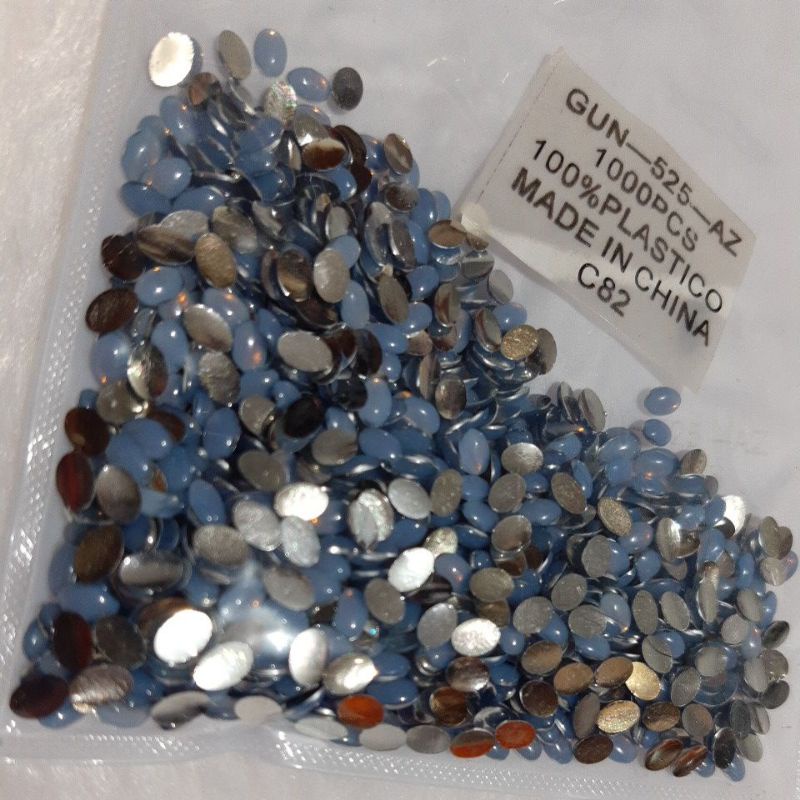 Oval 4x6 Azul Opal / Pct Fechado / 1mil unids