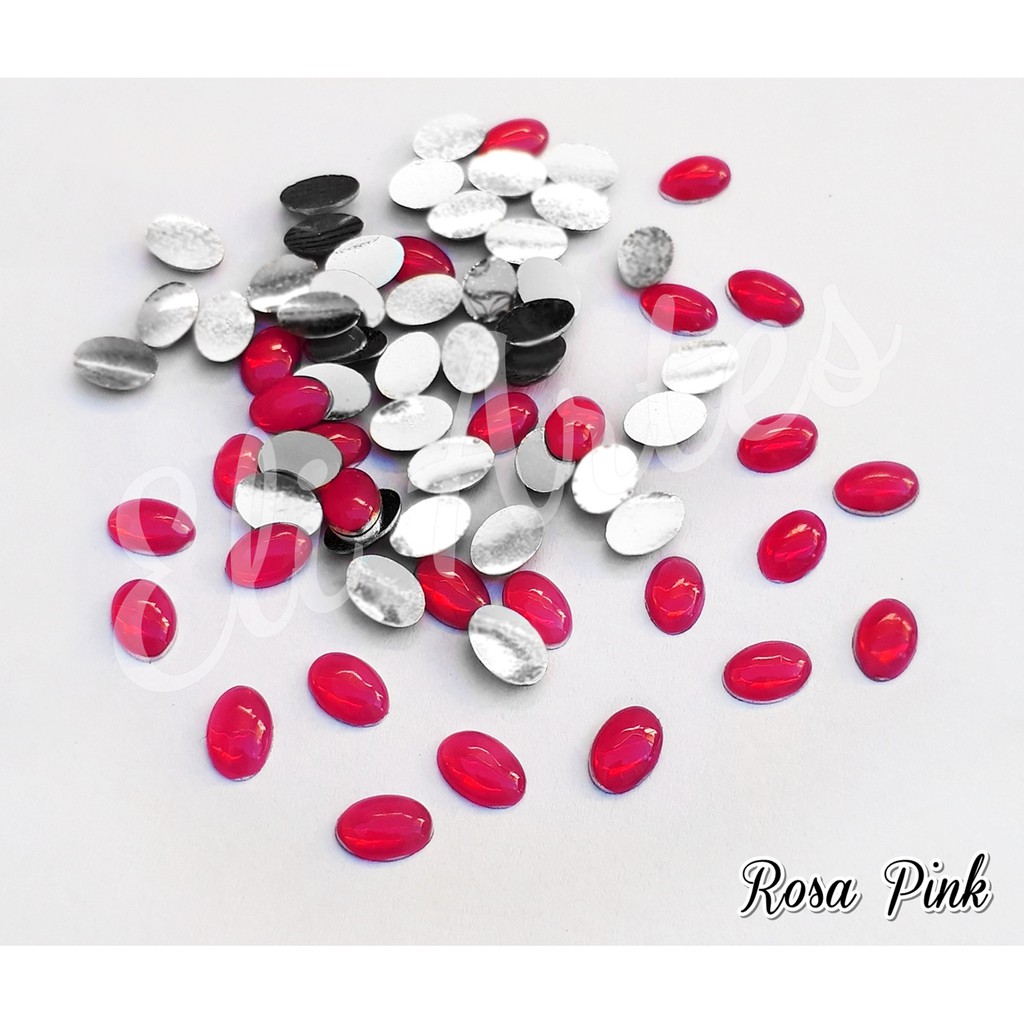 Oval Lua Opal Micro Rosa Pink - tam. 4x6