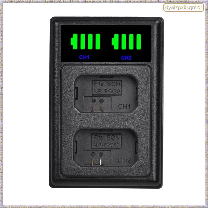 [Fsp] Carregador De Bateria USB De Porta Dupla NP-FW50 Para A6000 A6400 A6300 A6500 A7 A7II A7RII A7SII A7S A7S2 A7R