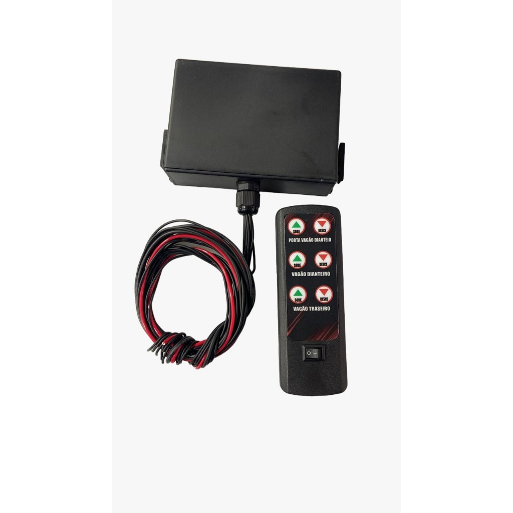 Controle Remoto Bi Caçamba + Central Digital 6 Canais Longo