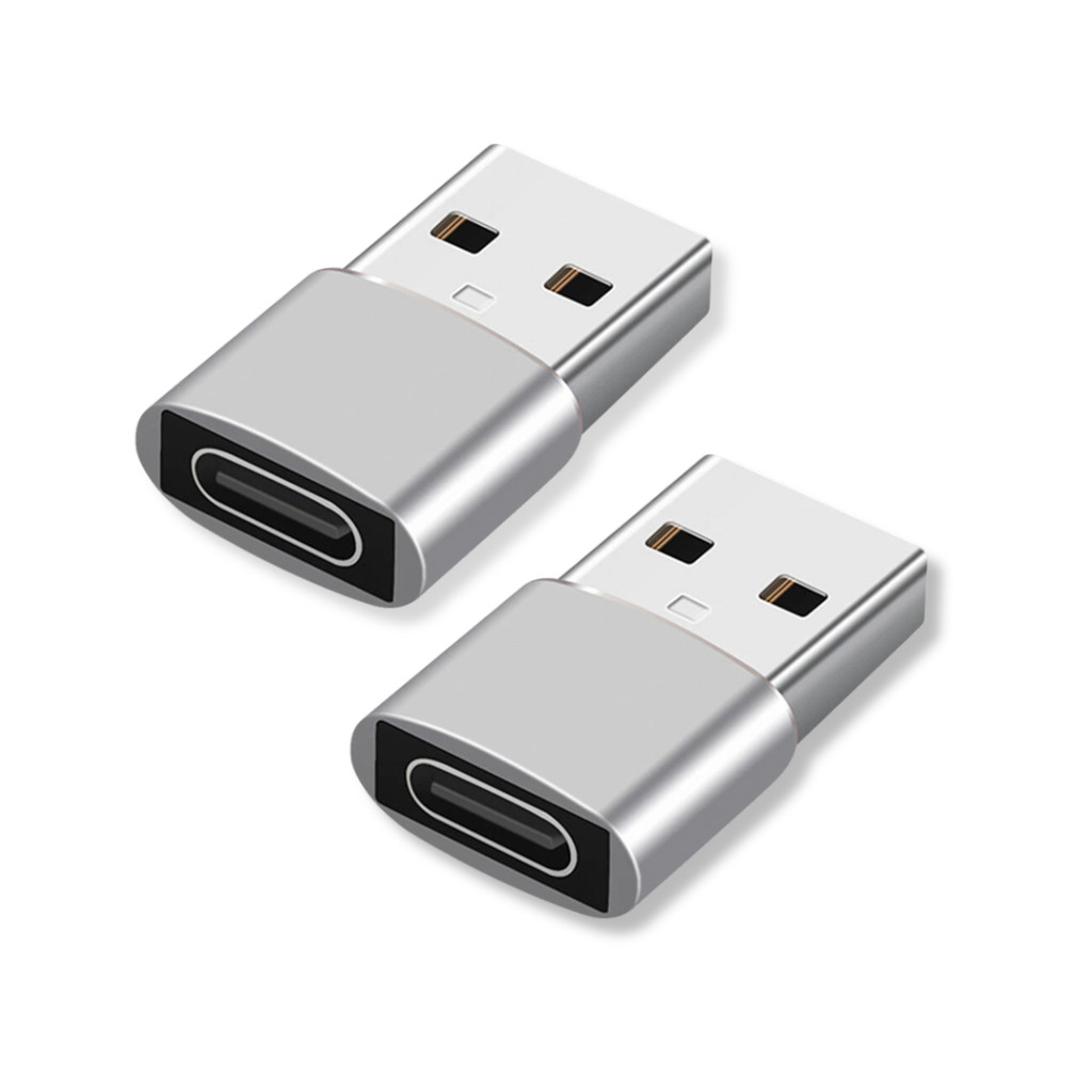 Kit 2 Un Adaptador Plug Usb Tipo C Para Usb 3.0 Macho Dados Otg