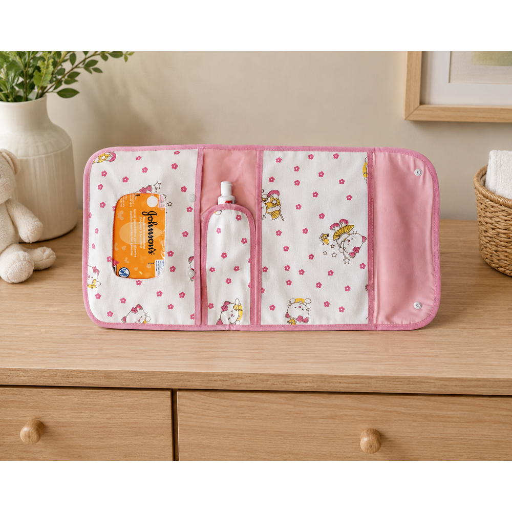 Porta Fralda Portátil Infantil Bebe com Divisórias Para Bolsa Organizar Menino Menina