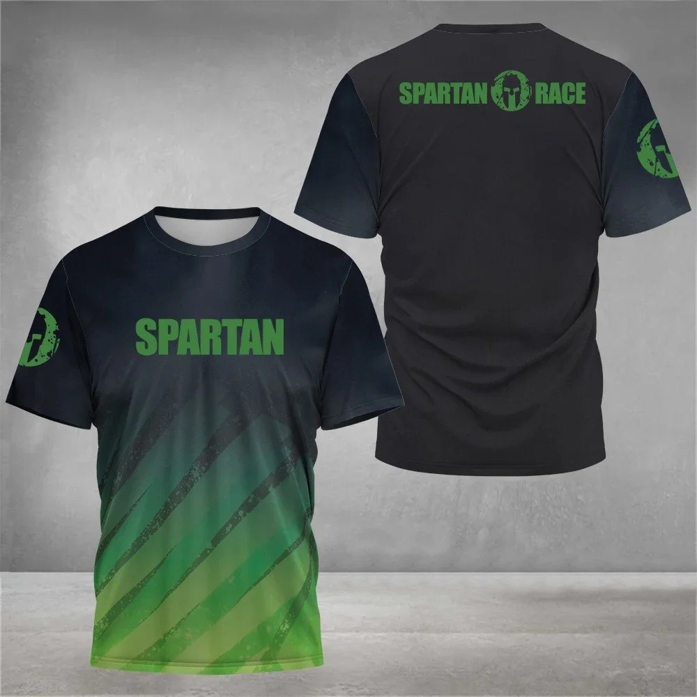 2025 Novo Spartan 3D Gráfico Impresso T Camisa Masculina Fitness Ginásio Compressão Manga Curta Respirável O-Pescoço
