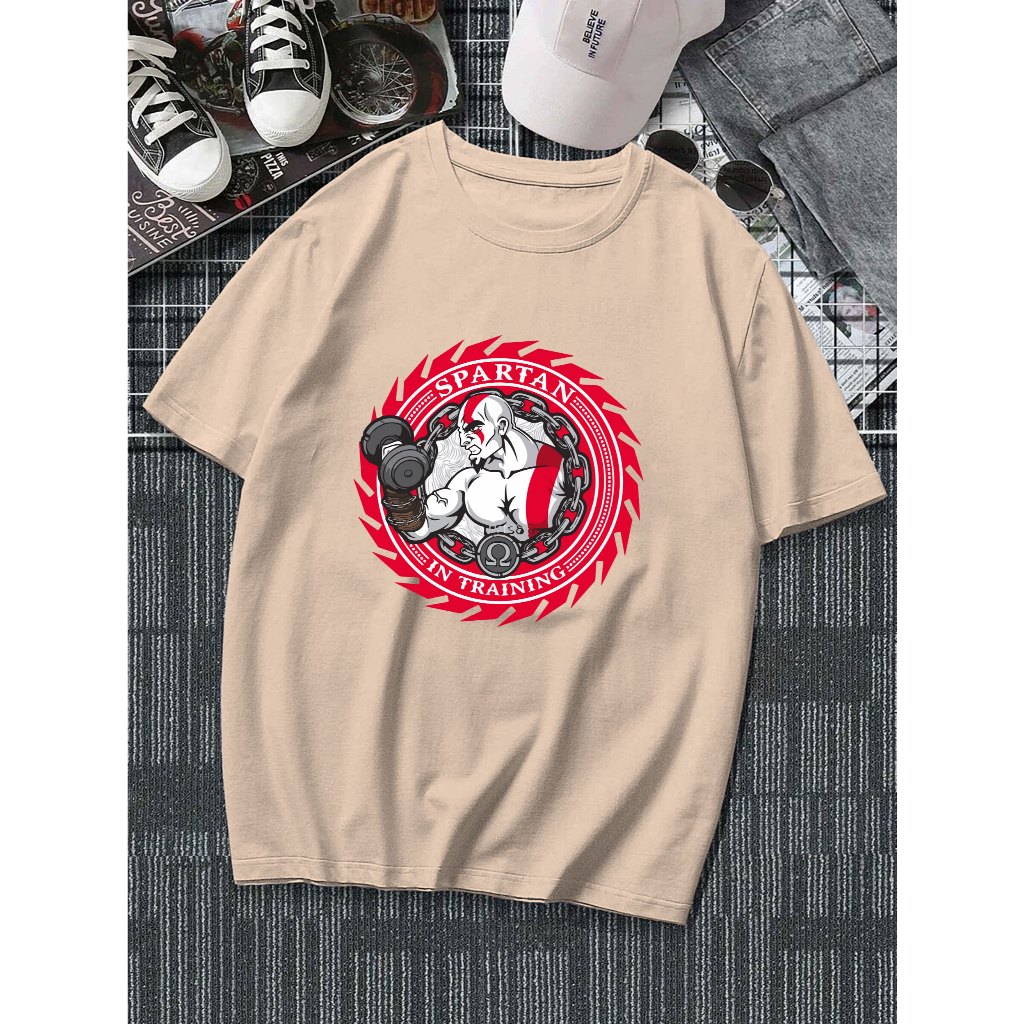 Camiseta Estampada Algodão Spartan in Training Unissex