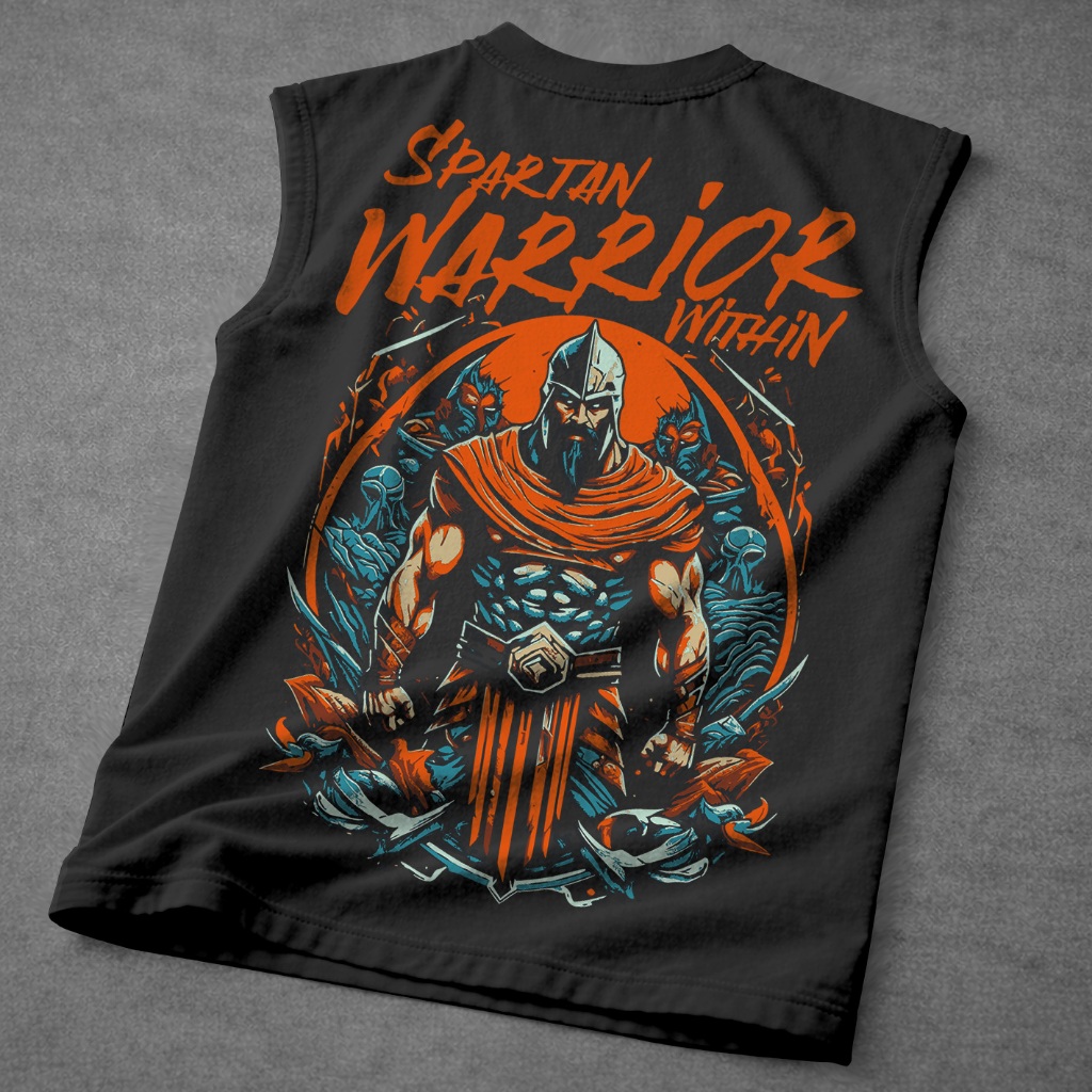 Regata Spartan Warrior Masculina – Estilo Streetwear