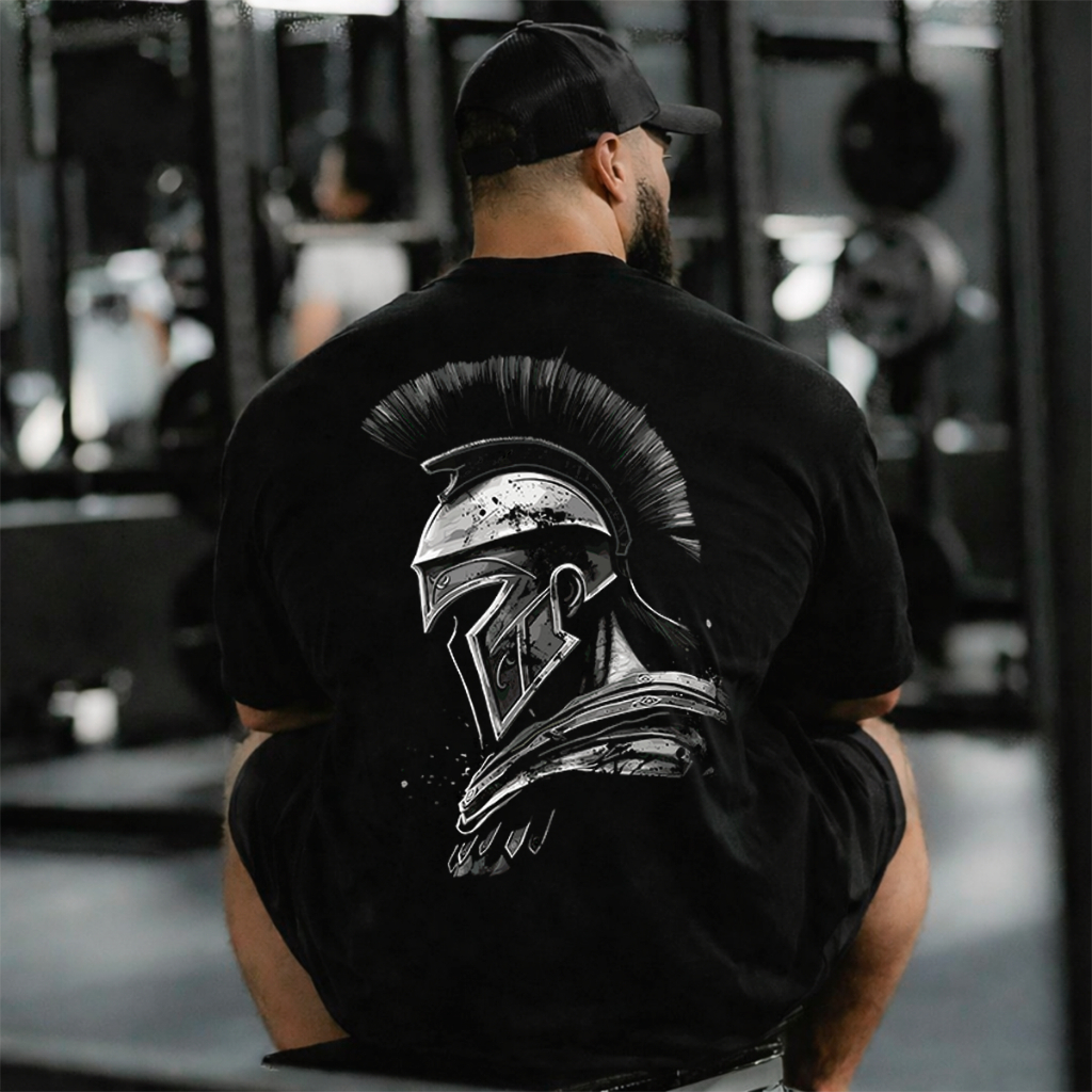 Camiseta Oversized Masculina SPARTAN 3 T-shirt 100% Algodão linha premium