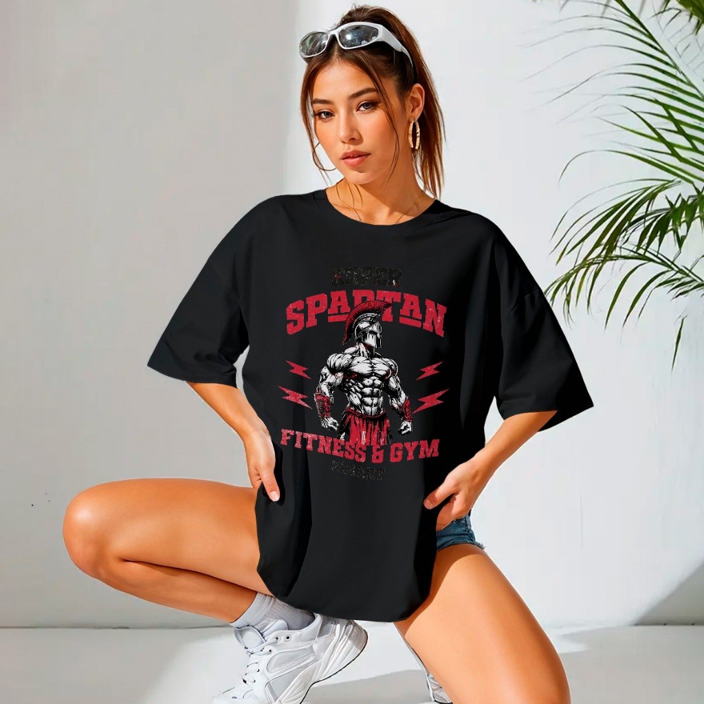 Camisa Camiseta Premium SPARTAN FITNESS E GYM Unissex DTF Ref-3340