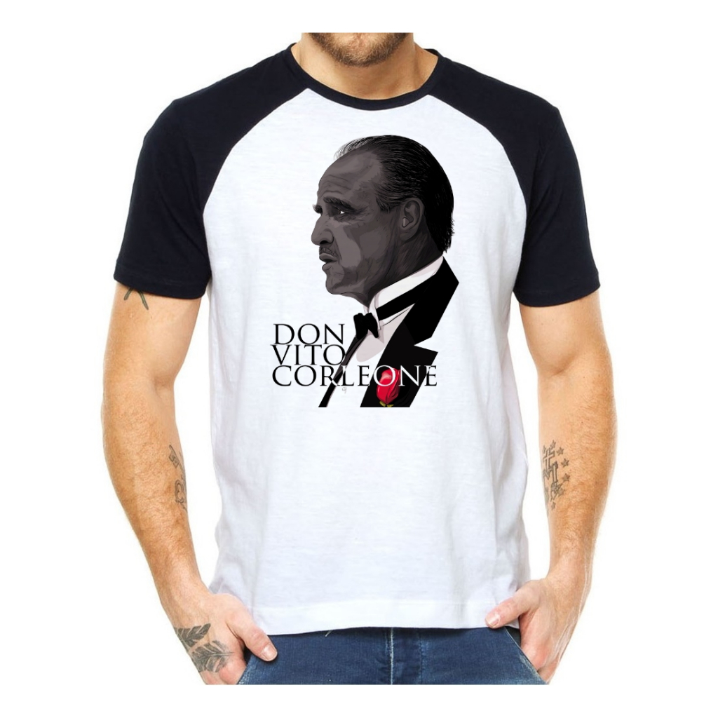Camiseta Camisa O Poderoso Chefão Don Corleone Filme Anime
