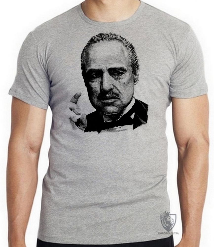 camiseta blusa Poderoso Chefão Corleone Blusa criança infantil juvenil adulto camisa todos tamanhos