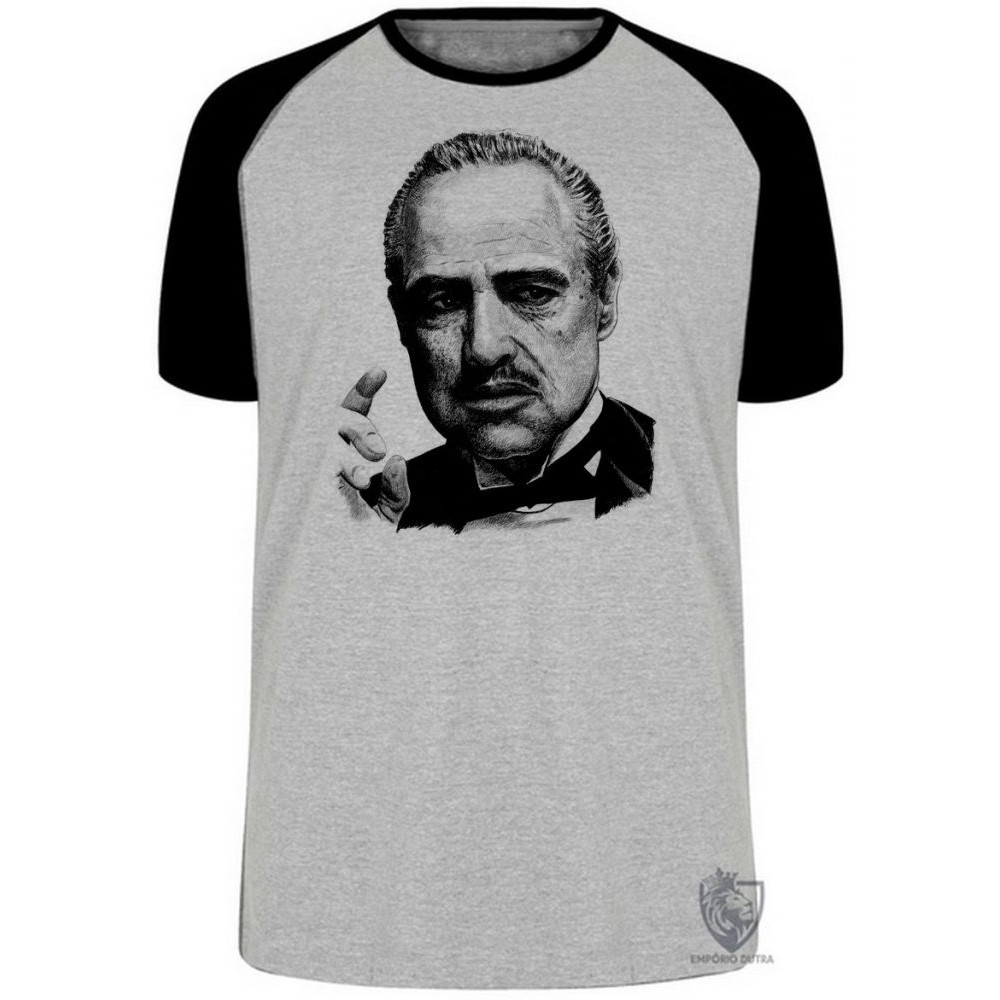 Camiseta Poderoso Chefão Corleone Blusa Plus Size extra grande adulto ou infantil