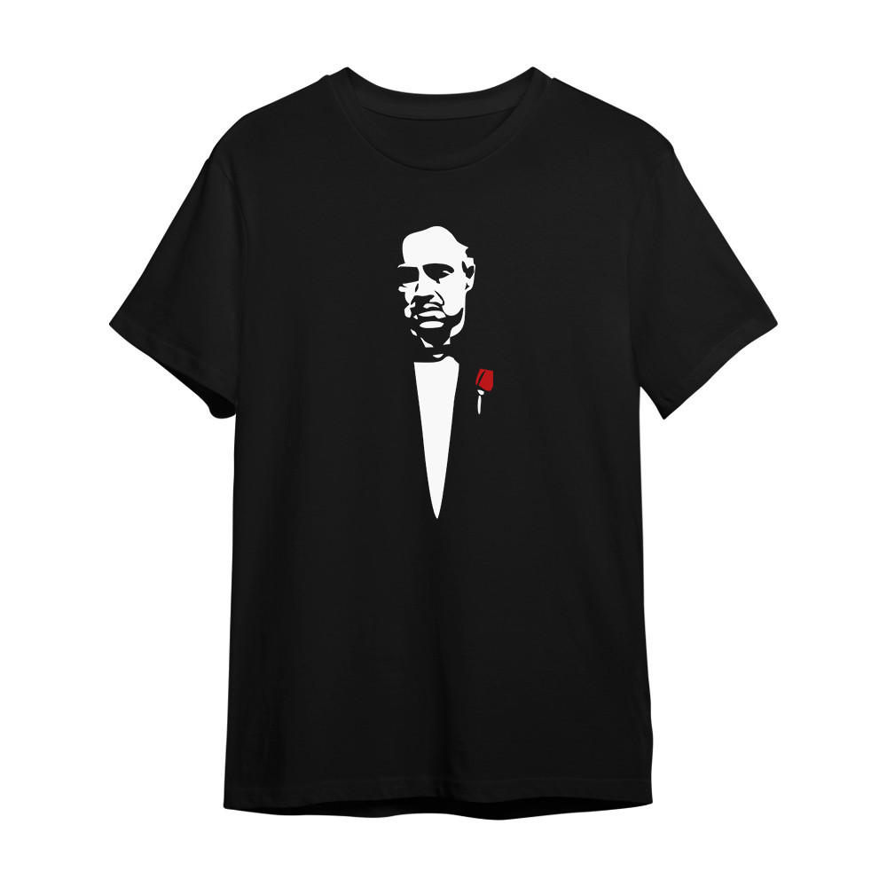 Camiseta Camisa Poderoso Chefão Godfather Corleone Casual Dtf Estampas em DTF. Excelente Qualidade.