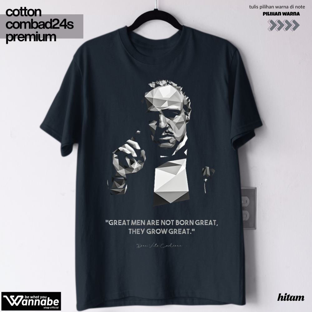 Filme O Deus Pai DON CORLEONE FILM RETRO Camiseta Algodão Penteado 24s Grosso E Antibacteriano Tamanho Grande Jumbo S-7X