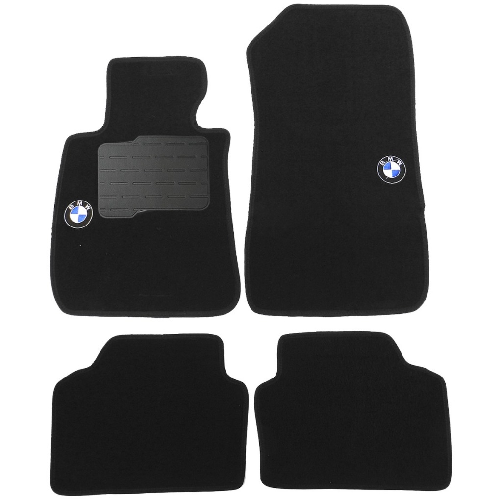 Jogo Tapete Carpete BMW Serie 3 (318/320/325/335) 2008 até 2012 Preto