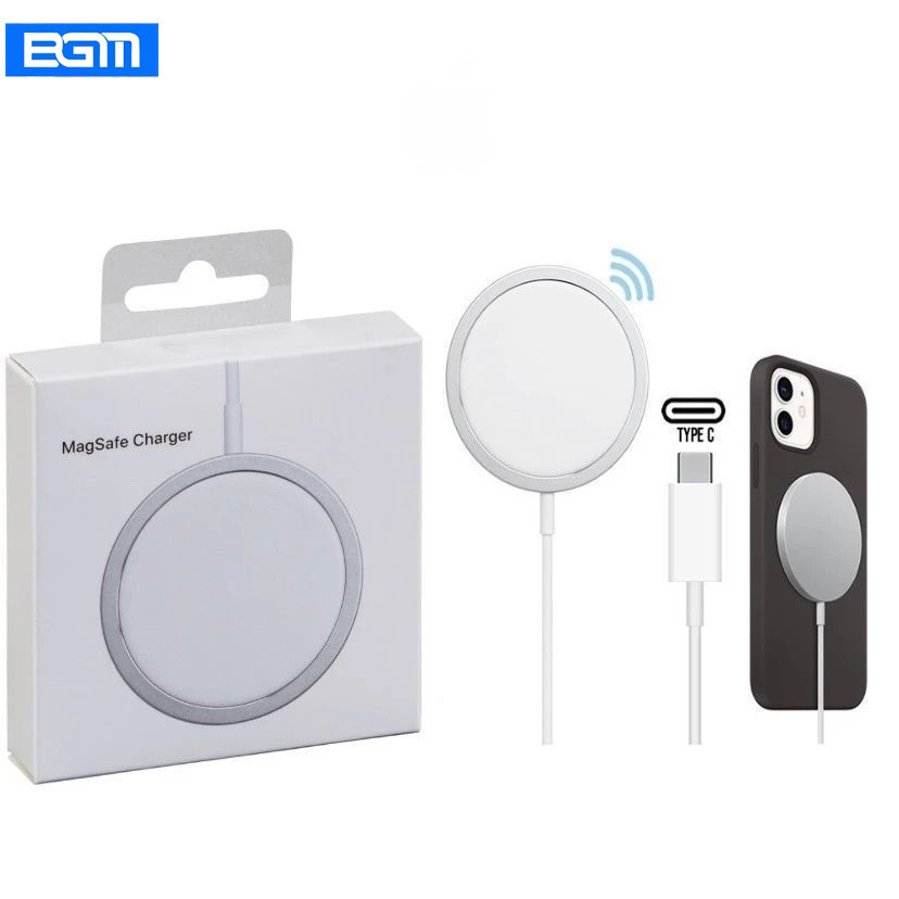 BGM-Carregador Magnético Sem Fio iPhone Magsafe 15W Carregamento Rápido,Magnetic charger 15W Carregamento Rápido