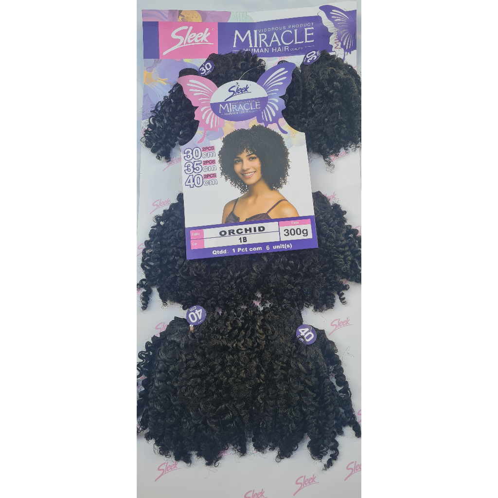 Cabelo Bio Vegetal Cacheado Miracle Orchid 40cm