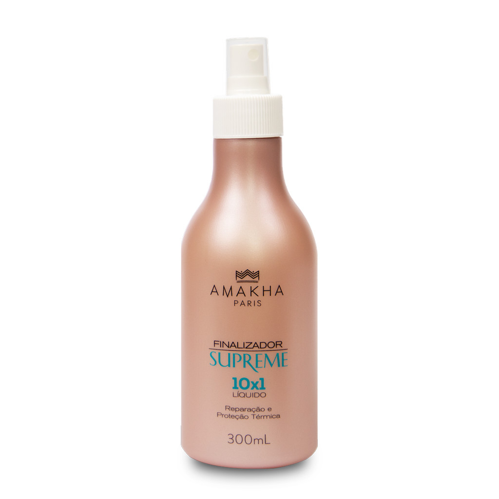 Finalizador e Protetor Térmico Spray 10x1 300ml Amakha Paris | Com filtro - Cabelos mais Resistentes