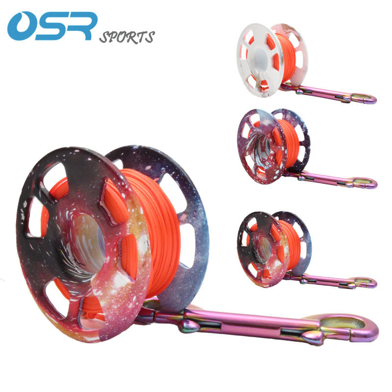 OSR SPORTS Mergulho Voltar Voando Lado Pendurado BCD Use Roda de Fio de Alta Qualidade Liga de Alumínio Gancho Colorido