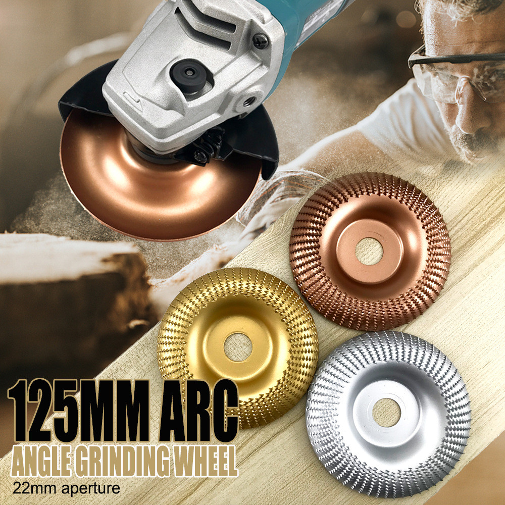 Rebolo Disco de moagem para carpintaria Use engrenagem de disco Máquina redonda Moagem 22mm Roda de polimento de espinho