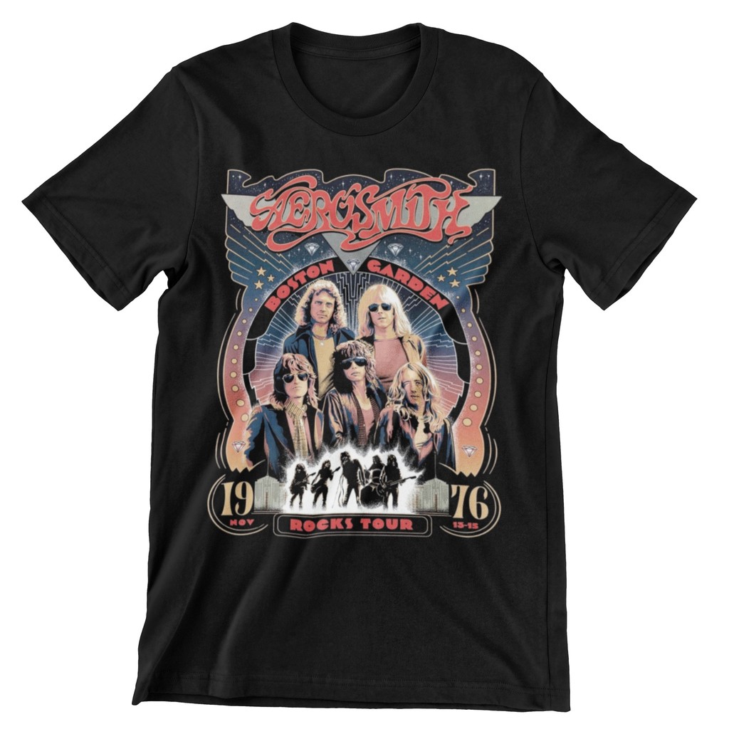 Camiseta Aerosmith Rocks Banda Rock Unissex 100% Algodão Top Premium Lançamento Envio Rápido Varias Cores!! Camisa blusa