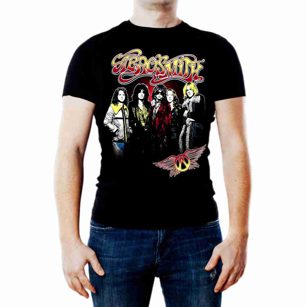 Camiseta Aerosmith - banda rock hard rock