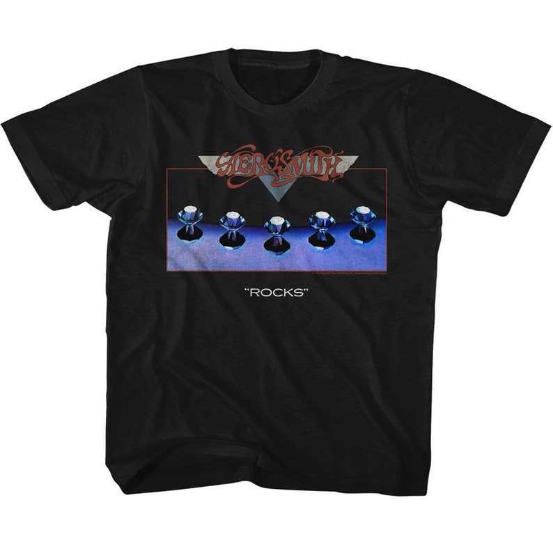 Music.Soul Camiseta Infantil Aerosmith Banda Rock Estampa Preta Confortável Moderna Estilosa Casual