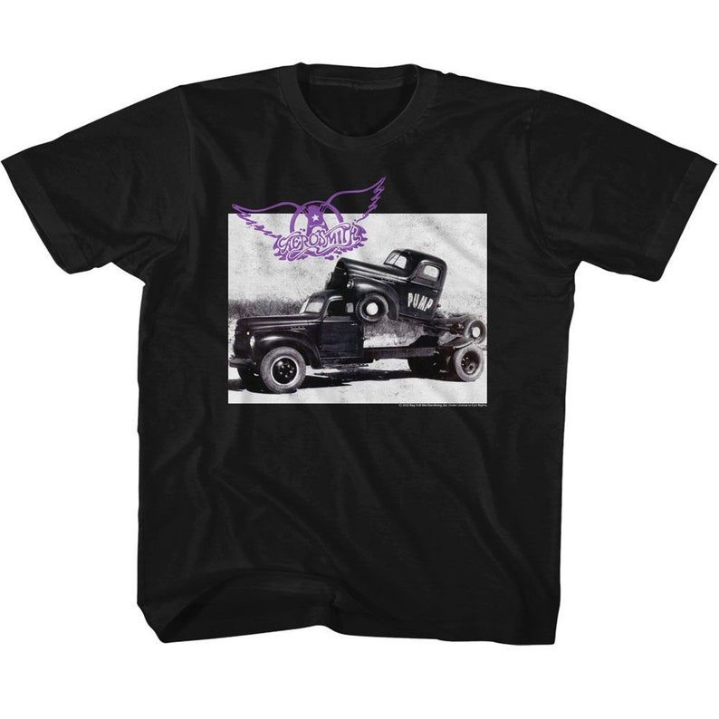 Music.Soul Camiseta Unissex Aerosmith Banda Rock Estampa Pump Preta Confortável Moderna Estilosa Casual