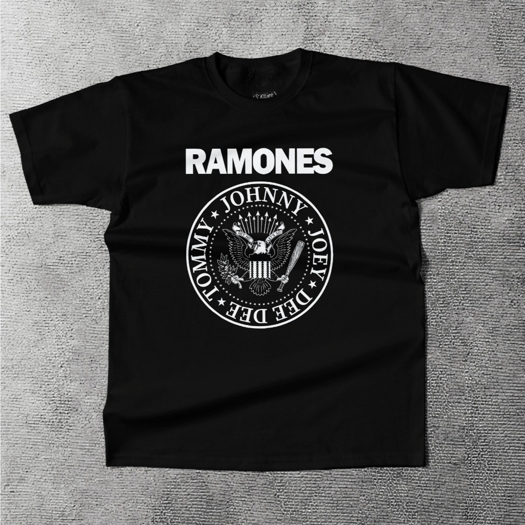 Camiseta Banda de Rock RAMONES AEROSMITH PINK FLOYD SEX PISTOLS FOO FIGHTERS Camisa 100% Algodão