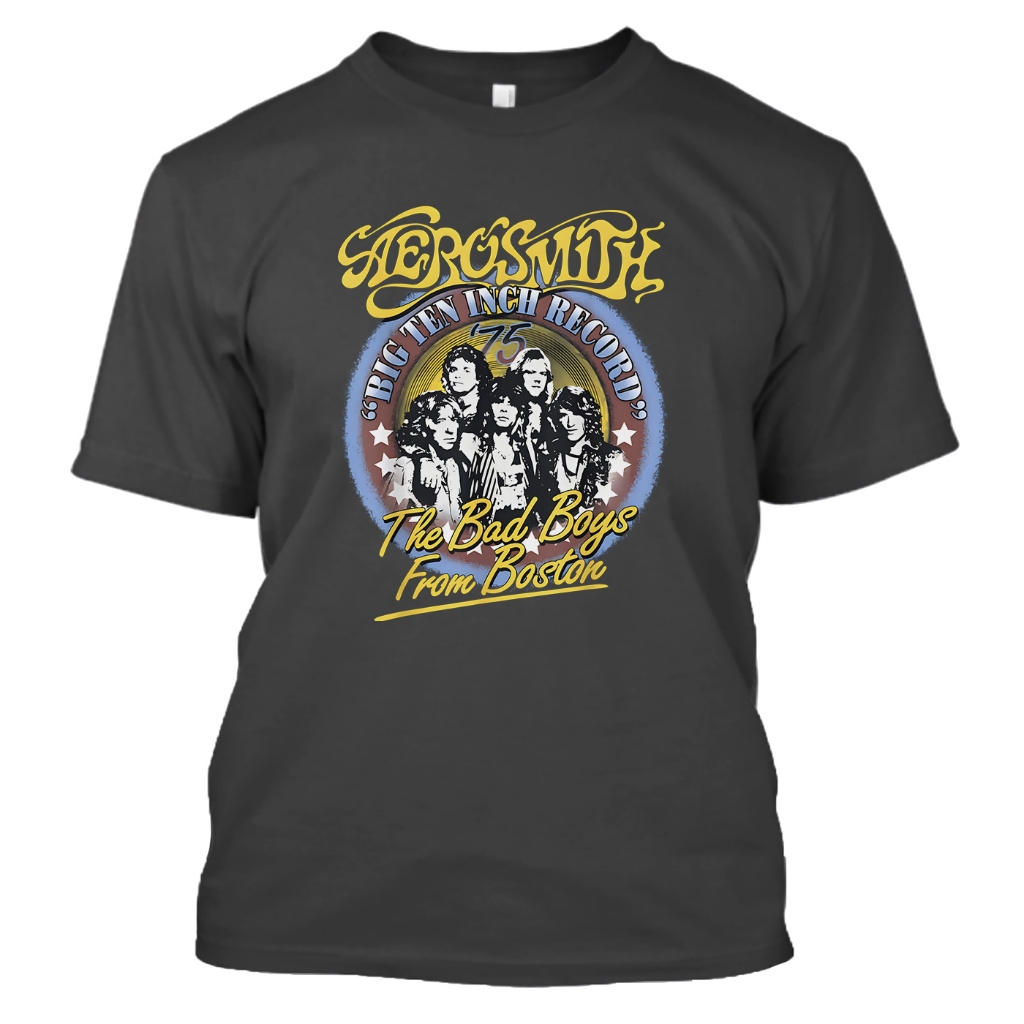 Camiseta Blusa T-Shirt Rock And Roll Banda Aerosmith 03 Hard Rock Estampa Premium 100% Algodão Leve