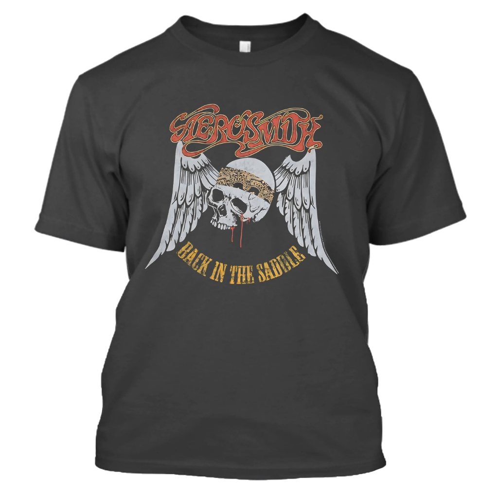 Camiseta Blusa T-Shirt Rock And Roll Banda Aerosmith 02 Hard Rock Estampa Premium 100% Algodão Leve