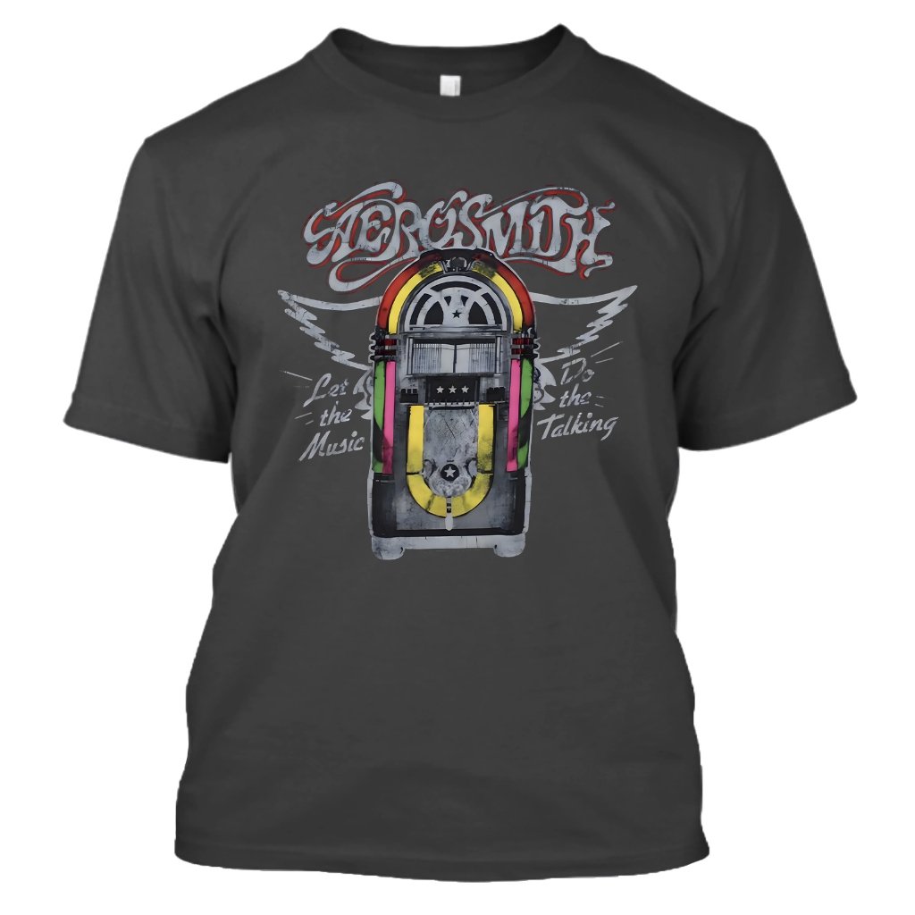 Camiseta Blusa T-Shirt Rock And Roll Banda Aerosmith Hard Rock Estampa Premium 100% Algodão Leve