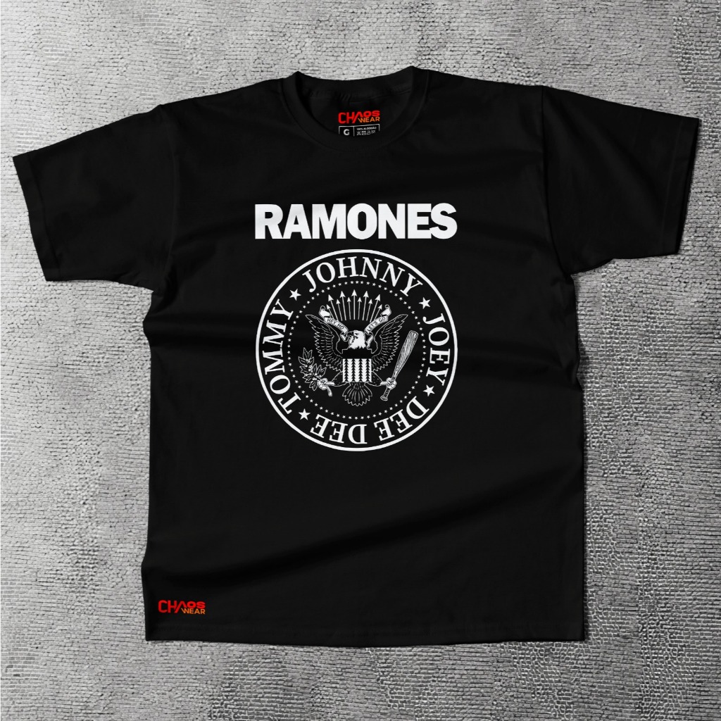 Camisa Masculina Algodão Banda de Rock RAMONES AEROSMITH PINK FLOYD SEX PISTOLS FOO FIGHTERS